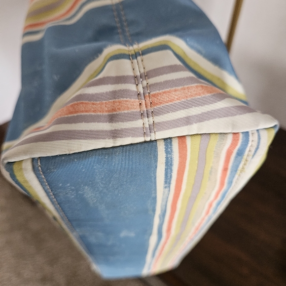 Coach F16624 East West Beach Tote w/Rare Seahorse Charm And Matching Wristlet - Picture 12 of 15